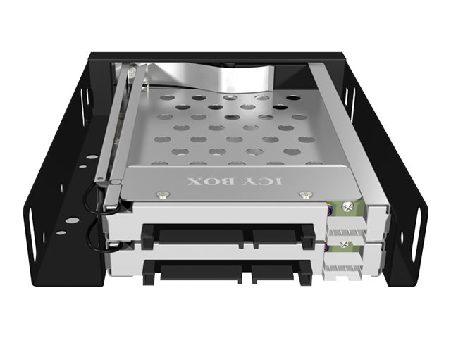 Icy Box IB-2227StS Storage Drive Cage for 2.5" HDD, Black | Raidsonic - Image 4