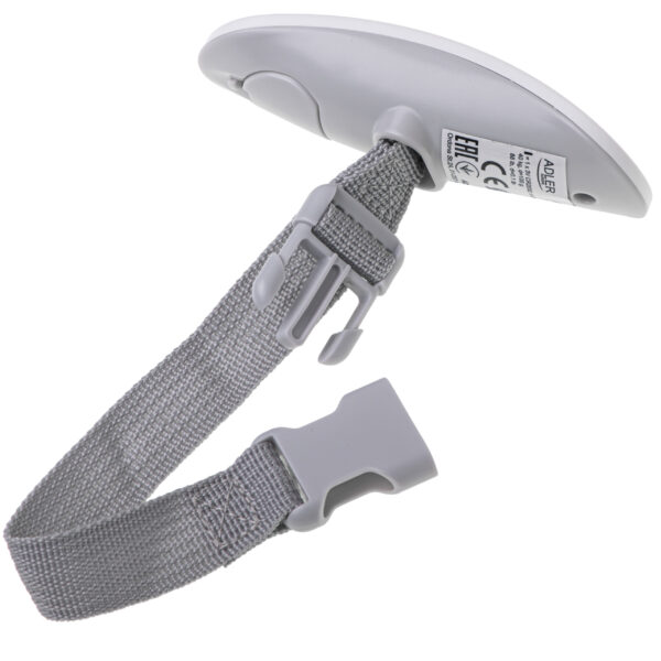 Adler | Travel Luggage Scale | AD 8189 | Maximum weight (capacity) 40 kg | Accuracy 100 g | White - Image 3