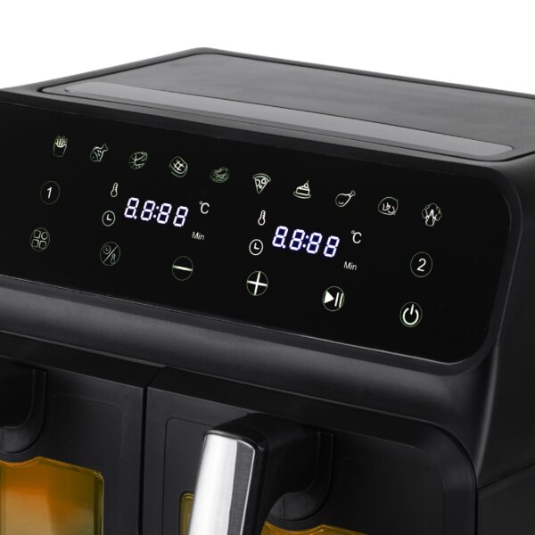 Adler Dual Air Fryer Oven | AD 6315 | Power 1700 W | Capacity 8 L | Convection | Black - Image 7