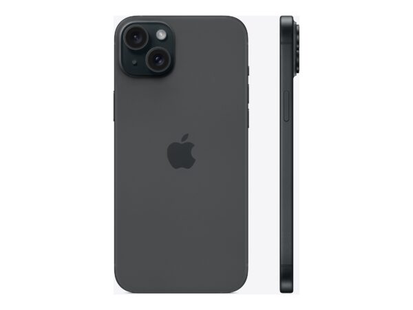 Apple | iPhone 15 Plus | Black | 6.7 " | Super Retina XDR | 1290 x 2796 pixels | Apple | A16 Bionic | Internal RAM 6 GB | 128 GB | Dual SIM | Nano-SIM and eSIM | 4G | 5G | Main camera resolution 48+12 MP | Secondary camera resolution 12 MP | iOS | 17 - Image 2