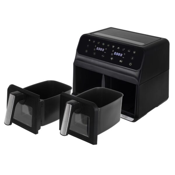 Adler Dual Air Fryer Oven | AD 6315 | Power 1700 W | Capacity 8 L | Convection | Black - Image 8