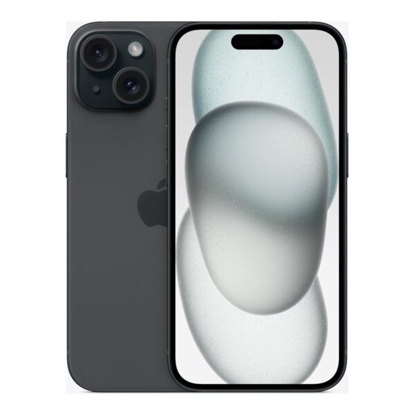 Apple | iPhone 15 | Black | 6.1 " | Super Retina XDR | 2556 x 1179 pixels | A16 Bionic | Internal RAM 6 GB | 128 GB | Dual SIM | 4G | Main camera resolution 48+12 MP | Secondary camera resolution 12 MP | iOS | 17