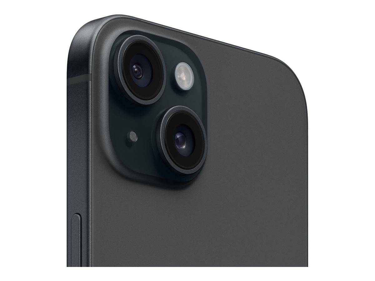 Apple | iPhone 15 | Black | 6.1 " | Super Retina XDR | 2556 x 1179 pixels | A16 Bionic | Internal RAM 6 GB | 128 GB | Dual SIM | 4G | Main camera resolution 48+12 MP | Secondary camera resolution 12 MP | iOS | 17 - Image 7
