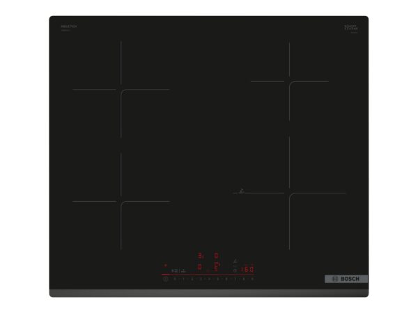 Bosch | Hob | PIE63KHC1Z | Induction | Number of burners/cooking zones 4 | Touch | Timer | Black - Image 2
