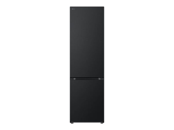 LG | Refrigerator | GBV5240CEP | Energy efficiency class C | Free standing | Combi | Height 203 cm | No Frost system | Fridge net capacity 277 L | Freezer net capacity 110 L | Display | 35 dB | Matte Black - Image 2