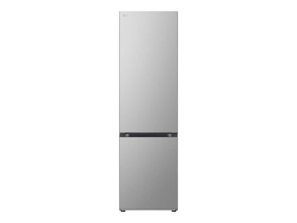 LG | Refrigerator | GBV3200DPY | Energy efficiency class D | Free standing | Combi | Height 203 cm | No Frost system | Fridge net capacity 277 L | Freezer net capacity 110 L | Display | 35 dB | Silver - Image 2