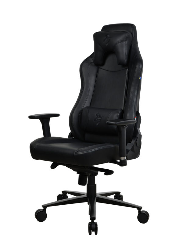 Arozzi Frame material: Metal; Wheel base: Aluminium; Upholstery: Soft PU | Gaming Chairs | Vernazza SoftPU | Pure Black - Image 3