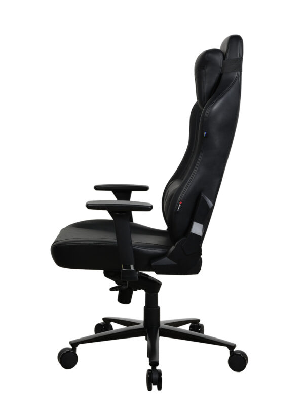 Arozzi Frame material: Metal; Wheel base: Aluminium; Upholstery: Soft PU | Gaming Chairs | Vernazza SoftPU | Pure Black - Image 4