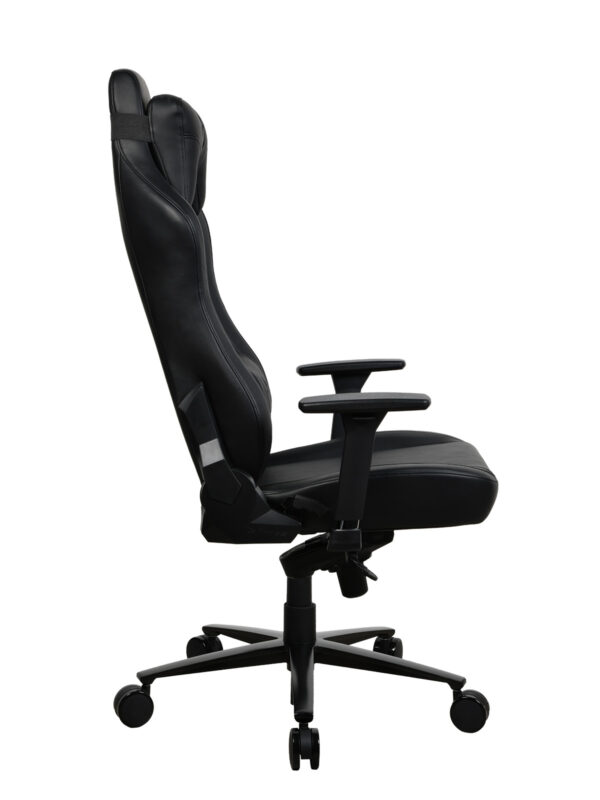 Arozzi Frame material: Metal; Wheel base: Aluminium; Upholstery: Soft PU | Gaming Chairs | Vernazza SoftPU | Pure Black - Image 8