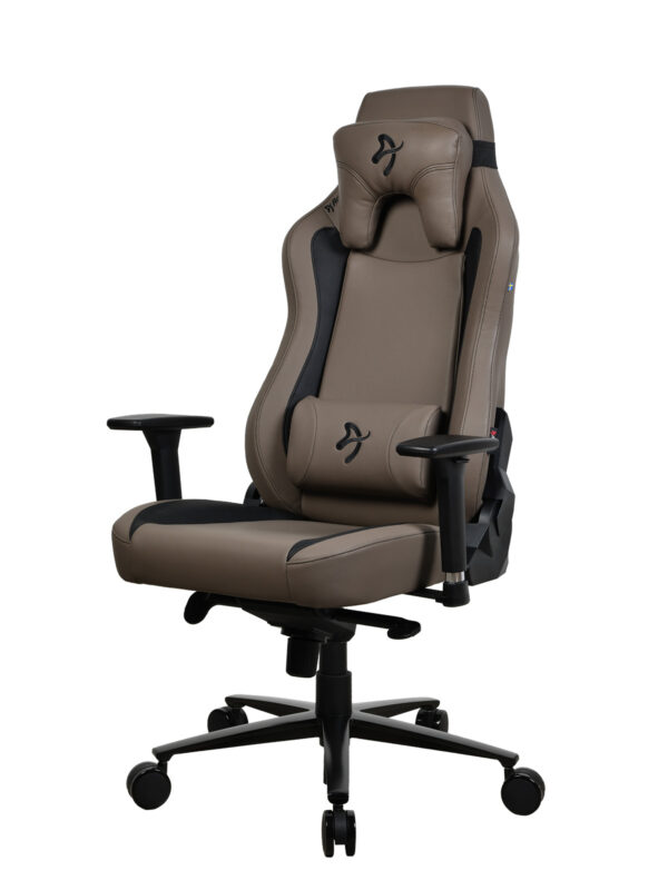 Arozzi Frame material: Metal; Wheel base: Aluminium; Upholstery: Soft PU | Arozzi | Gaming Chair | Vernazza SoftPU | Brown - Image 3