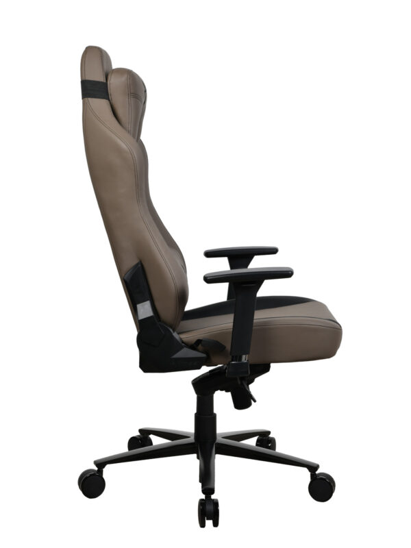 Arozzi Frame material: Metal; Wheel base: Aluminium; Upholstery: Soft PU | Arozzi | Gaming Chair | Vernazza SoftPU | Brown - Image 7