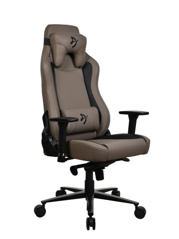 Arozzi Frame material: Metal; Wheel base: Aluminium; Upholstery: Soft PU | Arozzi | Gaming Chair | Vernazza SoftPU | Brown - Image 8
