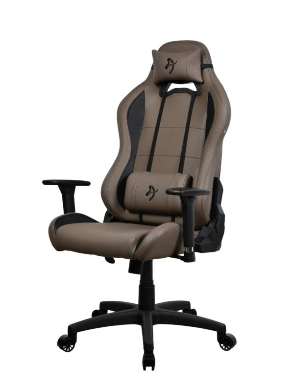 Arozzi Frame material: Metal; Wheel base: Nylon; Upholstery: Soft PU | Arozzi | Gaming Chair | Torretta SoftPU | Brown - Image 3