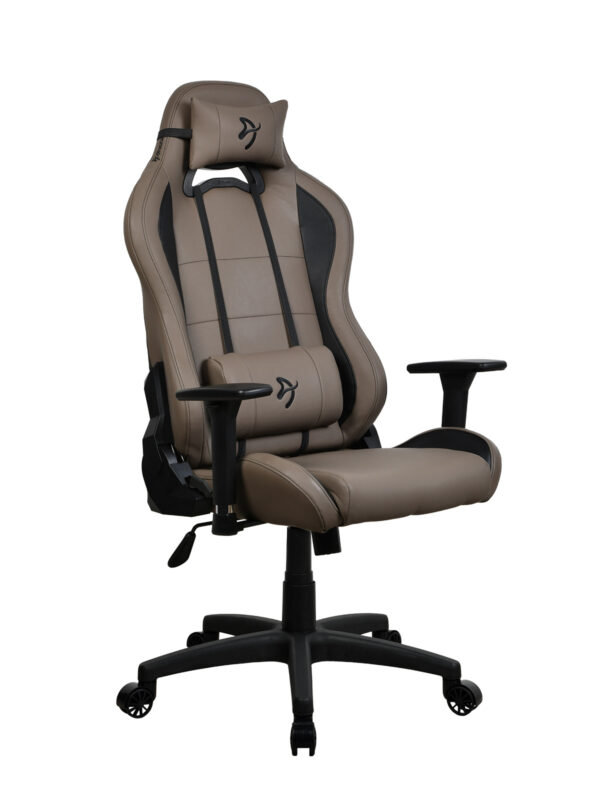 Arozzi Frame material: Metal; Wheel base: Nylon; Upholstery: Soft PU | Arozzi | Gaming Chair | Torretta SoftPU | Brown - Image 9