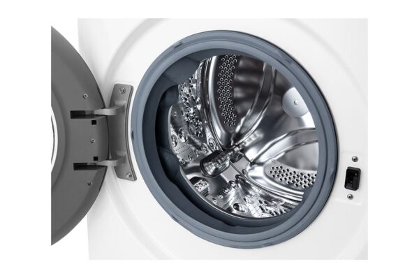 LG | Washing machine with dryer | F4DR509SBW | Energy efficiency class A | Front loading | Washing capacity 	9 kg | 1400 RPM | Depth 55 cm | Width 60 cm | Display | Rotary knob + LED | Drying system | Drying capacity 6 kg | Steam function | Direct drive | White - Image 4