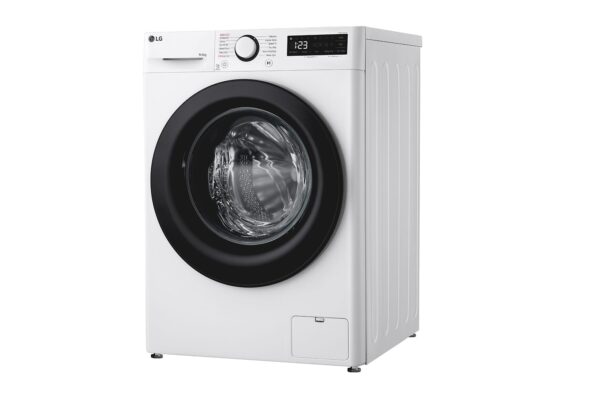 LG | Washing machine with dryer | F4DR509SBW | Energy efficiency class A | Front loading | Washing capacity 	9 kg | 1400 RPM | Depth 55 cm | Width 60 cm | Display | Rotary knob + LED | Drying system | Drying capacity 6 kg | Steam function | Direct drive | White - Image 11