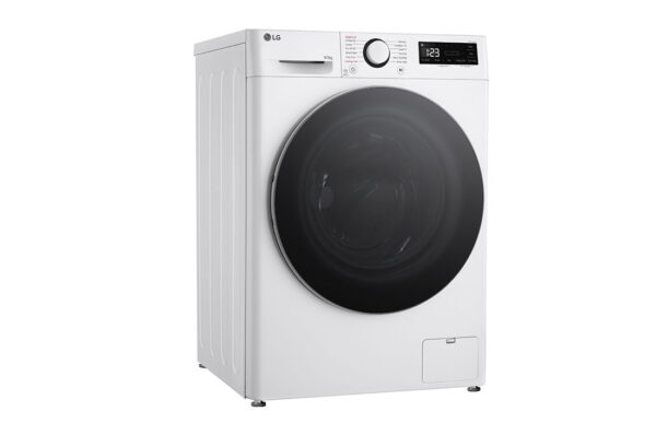 LG | Washing machine with dryer | F2DR509S1W | Energy efficiency class A-10% | Front loading | Washing capacity 	9 kg | 1200 RPM | Depth 47.5 cm | Width 60 cm | Display | Rotary knob + LED | Drying system | Drying capacity 5 kg | Steam function | Direct drive | White - Image 10