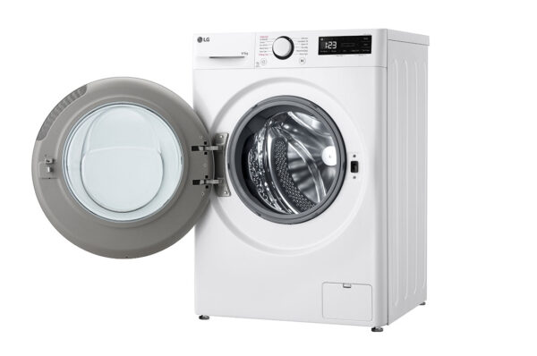 LG | Washing machine with dryer | F2DR509S1W | Energy efficiency class A-10% | Front loading | Washing capacity 	9 kg | 1200 RPM | Depth 47.5 cm | Width 60 cm | Display | Rotary knob + LED | Drying system | Drying capacity 5 kg | Steam function | Direct drive | White - Image 11