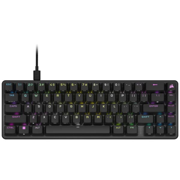 Corsair | K65 PRO MINI RGB | Mechanical Gaming Keyboard | Wired | NA | USB Type-A | 600 g | OPX
