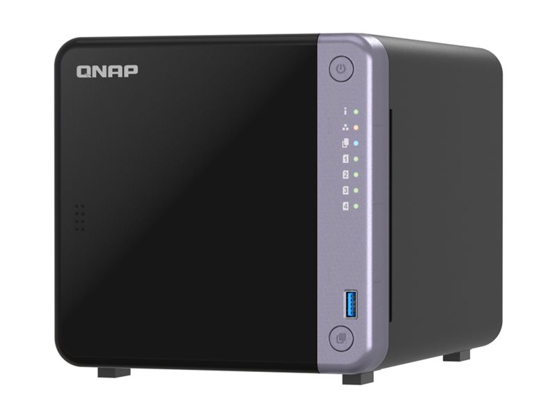 QNAP Cost-effective 4-bay 10GbE NAS | TS-432X-4G | Alpine | AL524 | Processor frequency 2 GHz | 4 GB | DDR4 SODIMM | 90W adapter (12VDC), 100-240VAC - Image 4