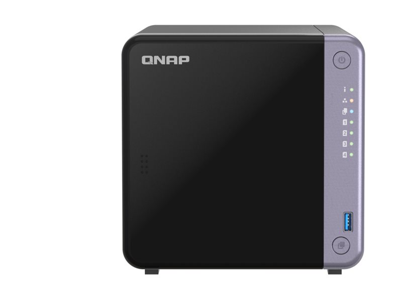 QNAP Cost-effective 4-bay 10GbE NAS | TS-432X-4G | Alpine | AL524 | Processor frequency 2 GHz | 4 GB | DDR4 SODIMM | 90W adapter (12VDC), 100-240VAC - Image 5