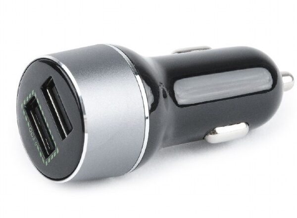 EnerGenie | EG-U2QC3-CAR-01 | 2-port USB car quick charger | 5 V | Car charger