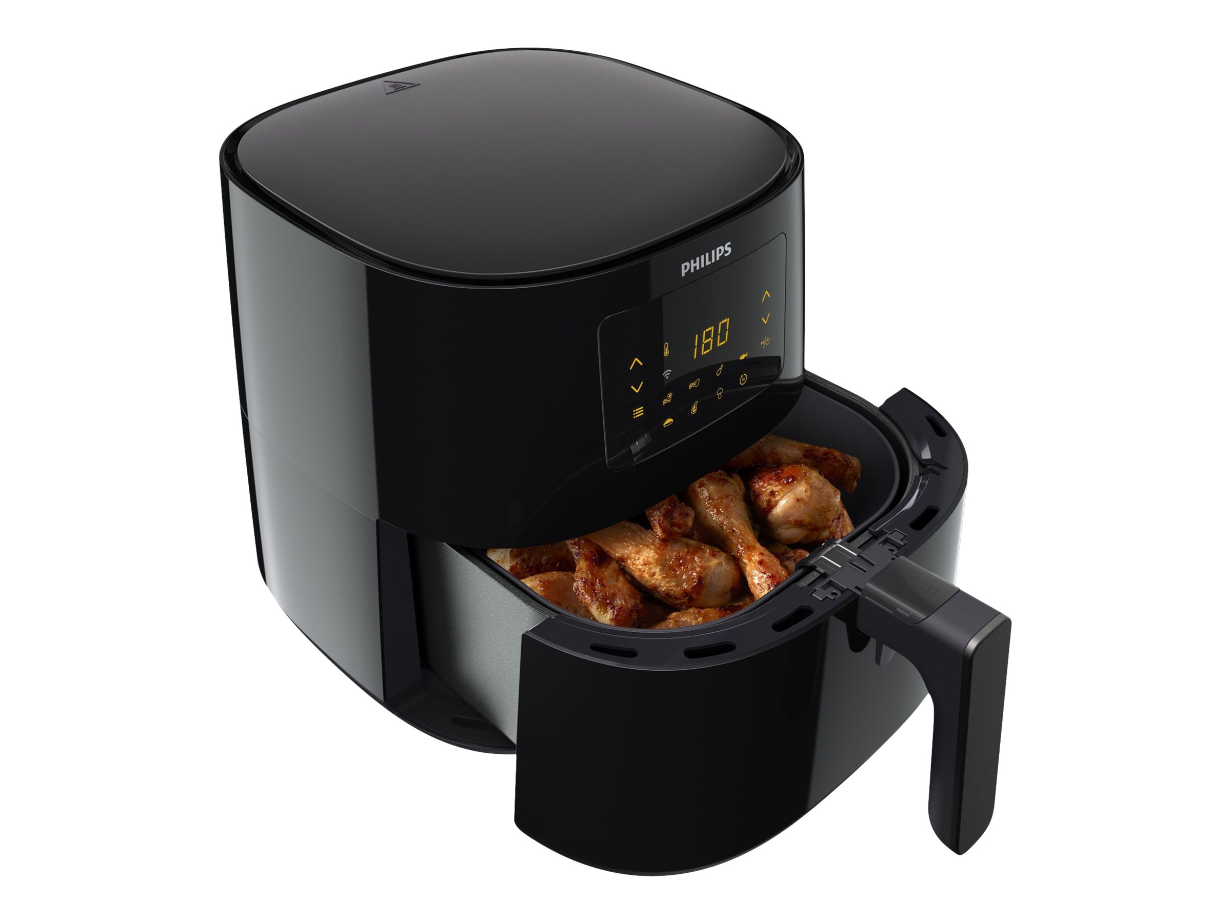 Philips | Air Fryer | Essential HD9280/70 | Power 2000 W | Capacity 6.2 L | Rapid Air technology | Black - Image 2