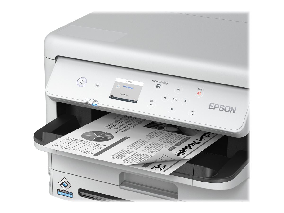Epson WorkForce Pro | WF-M5399DW | Inkjet | Mono | Inkjet Printer | Wi-Fi | Grey - Image 11