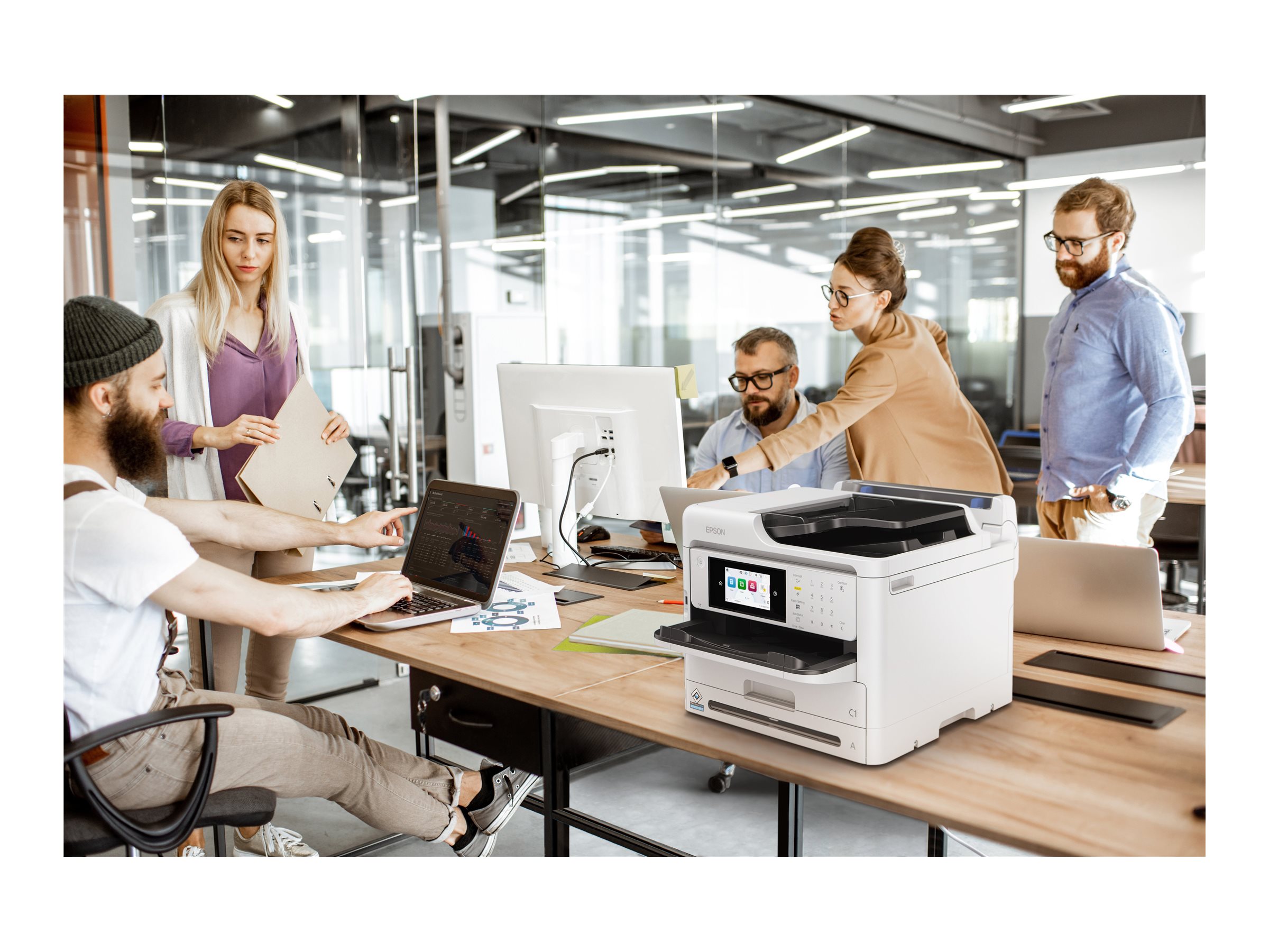 Epson WorkForce Pro | WF-M5899DWF | Inkjet | Mono | Mono Multifunction Printer | A4 | Wi-Fi - Image 21