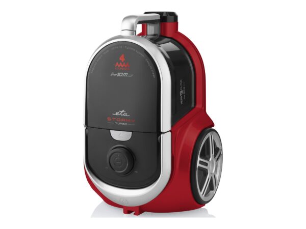 ETA | Vacuum Cleaner | ETA351790000 Stormy Turbo | Bagless | Power 800 W | Dust capacity 2.2 L | Black/Red - Image 2