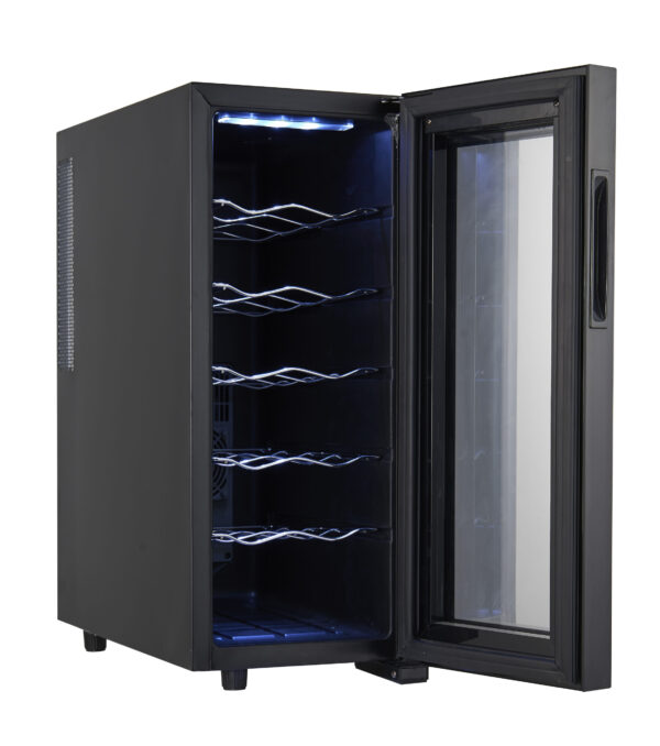 Adler | Beverage Pantry | AD 8083 | Energy efficiency class G | Bottles capacity 12 | Free standing | Height 61 cm | Display | Black - Image 4