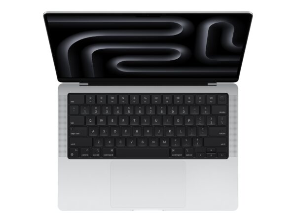 Apple | MacBook | Pro | Silver | 14 " | 3024 x 1964 pixels | Apple M3 | 8 GB | Solid-state drive capacity 1000 GB | Apple M3 chip 8-core CPU/10-core GPU | macOS | 802.11ax | Bluetooth version 5.3 | Keyboard language Swedish | Keyboard backlit | Warranty 12 month(s) - Image 3