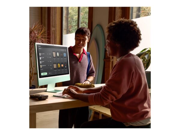 Apple | iMac | Desktop | AIO | 24 " | Apple M3 | Internal memory 8 GB | Solid-state drive capacity 256 GB | Apple M3 chip 8-core CPU/10-core GPU | Keyboard language Swedish | macOS | Warranty 12 month(s) - Image 11
