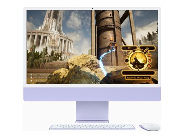 Apple iMac 24” 4.5K Retina, Apple  M3 8C CPU, 10C GPU/8GB/512GB SSD/Pink/INT | Apple - Image 8