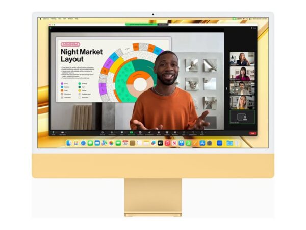 Apple iMac 24” 4.5K Retina, Apple  M3 8C CPU, 10C GPU/8GB/512GB SSD/Pink/INT | Apple - Image 10