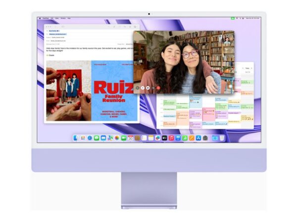 Apple iMac 24” 4.5K Retina, Apple  M3 8C CPU, 10C GPU/8GB/512GB SSD/Pink/INT | Apple - Image 11