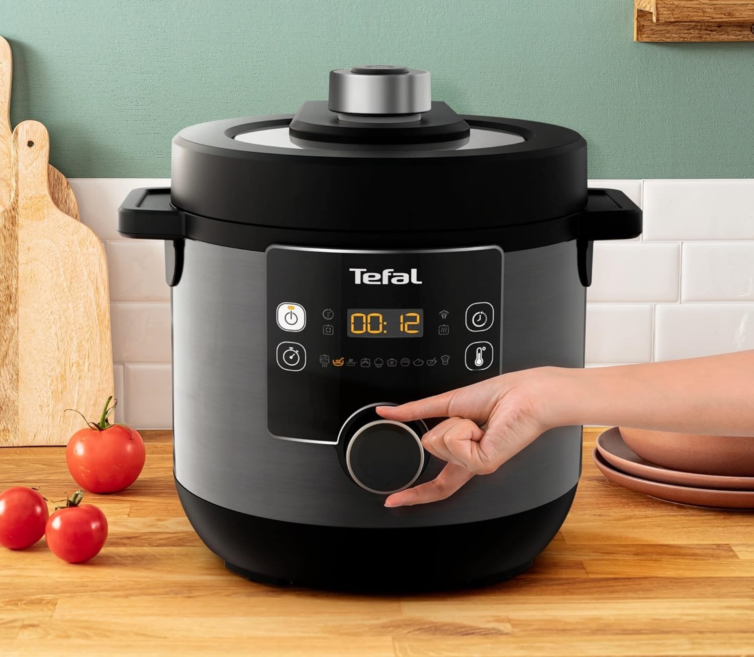 TEFAL | Turbo Cuisine and Fry Multifunction Pot | CY7788 | 1200 W | 7.6 L | Number of programs 15 | Black - Image 5