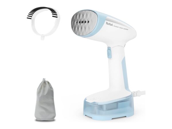 TEFAL | Garment Steamer | DT3041E1 | Handheld | 1300 W | 0.27 L | 20 g/min | White/Blue - Image 2