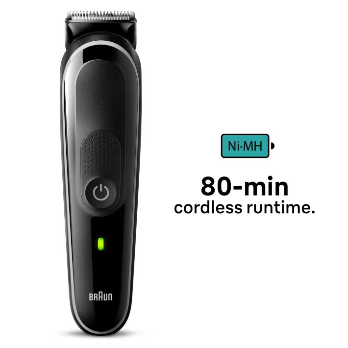 Braun | All-in-one trimmer | MGK3440 | Cordless | Number of length steps 13 | Black/Grey - Image 5