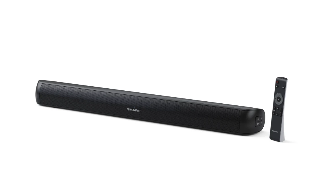 Sharp HT-SB107 2.0 Compact Soundbar for TV up to 32", HDMI ARC/CEC, Aux-in, Optical, Bluetooth, 65cm, Gloss Black | Sharp | Yes | Soundbar Speaker | HT-SB107 | Gloss Black | No | USB port | AUX in | Bluetooth | Wireless connection - Image 9