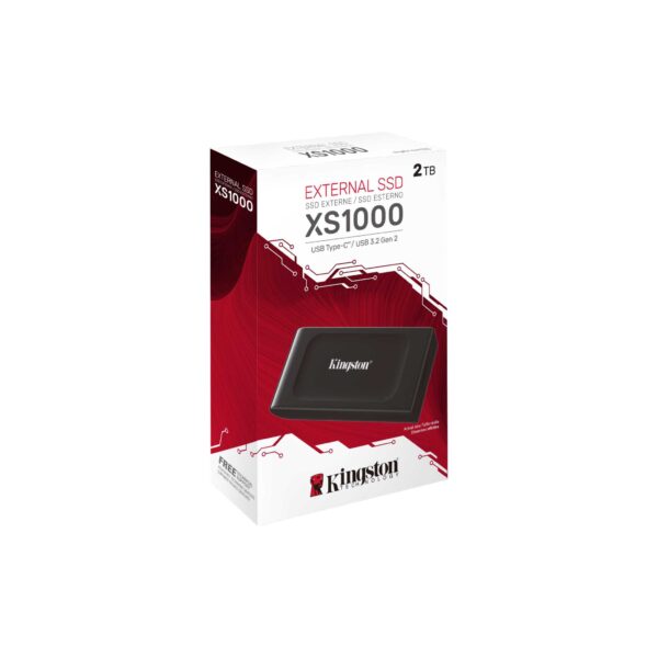 Kingston | External SSD | SXS1000/2000G | 2000 GB | Solid-state drive interface USB 3.2 Gen 2 | Read speed 1050 MB/s | Write speed 1000 MB/s - Image 4