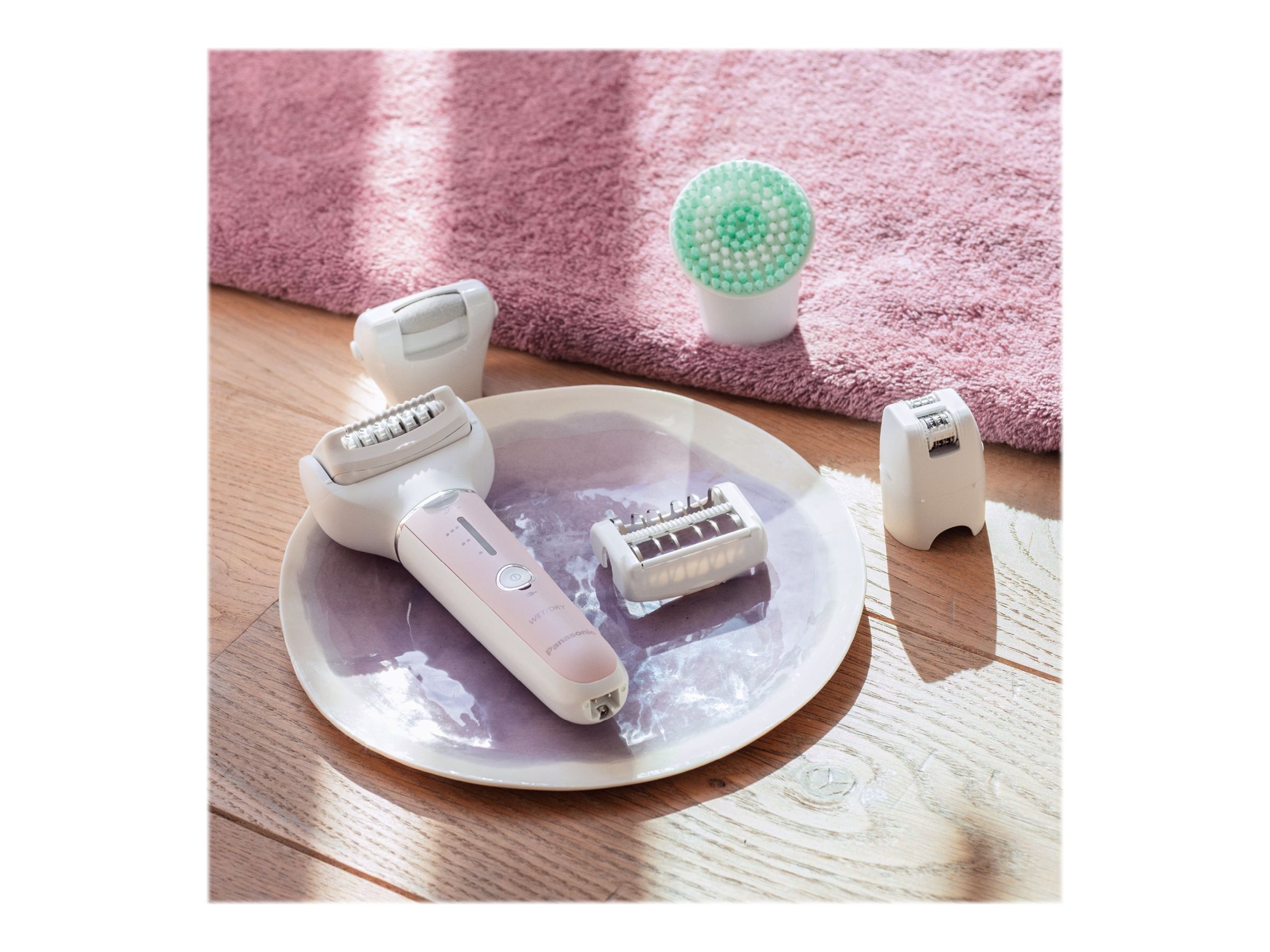 Panasonic | Epilator | ES-EY80-P503 | Operating time (max) 30 min | Number of power levels 3 | Wet & Dry | White/Pink - Image 17