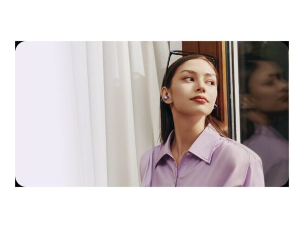 Huawei | Earphones | FreeClip | Built-in microphone | Bluetooth | Purple - Image 4