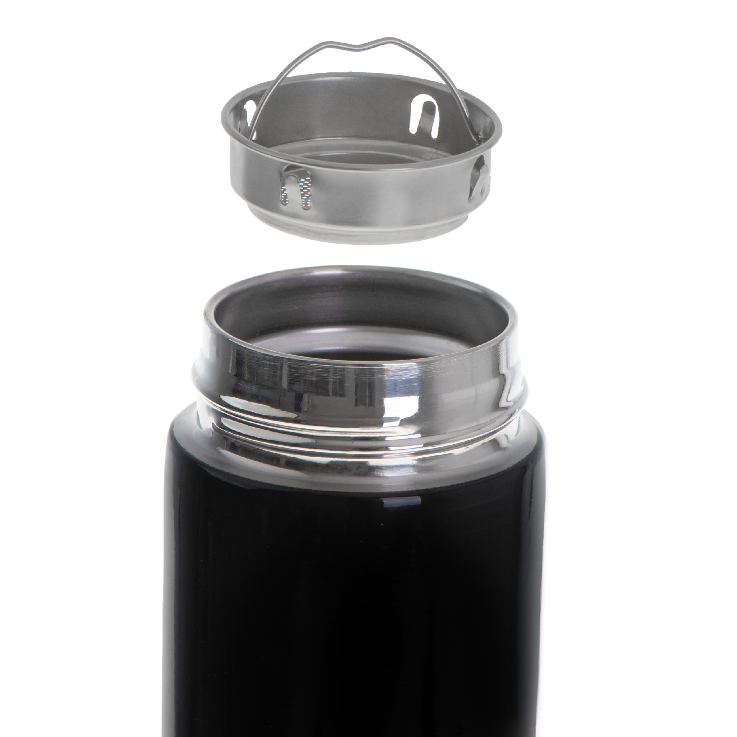 Adler | Thermal Flask | AD 4506bk | Material Stainless steel/Silicone | Black - Image 5