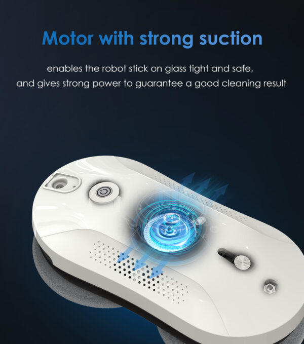 Mamibot | Window Cleaner | W110-P Plus | Corded | 2500 +/-5% Pa | White/Brown - Image 17