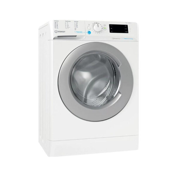 INDESIT | Washing machine | BWE 71295X WSV EE | Energy efficiency class B | Front loading | Washing capacity 7 kg | 1200 RPM | Depth 57.5 cm | Width 59.5 cm | Big Digit | White - Image 3