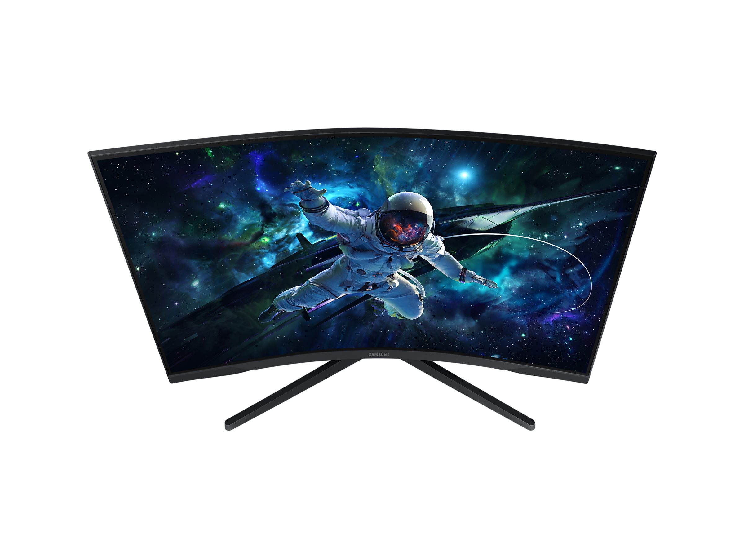 Samsung | Gaming Monitor | LS32CG552EUXEN | 32 " | VA | 16:9 | 165 Hz | 1 ms | 2560 x 1440 pixels | 300 cd/m² | Black - Image 2