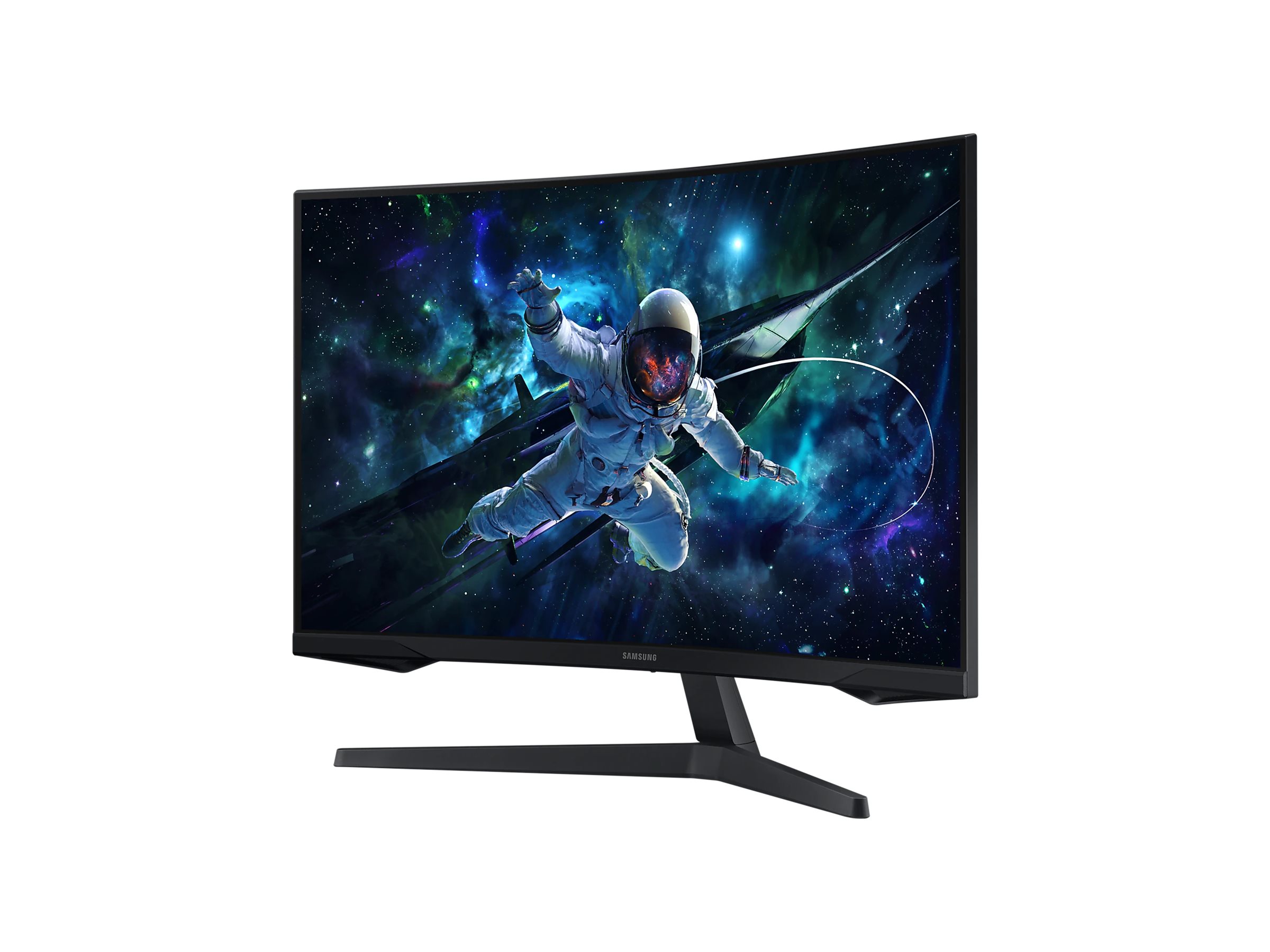 Samsung | Gaming Monitor | LS32CG552EUXEN | 32 " | VA | 16:9 | 165 Hz | 1 ms | 2560 x 1440 pixels | 300 cd/m² | Black - Image 3