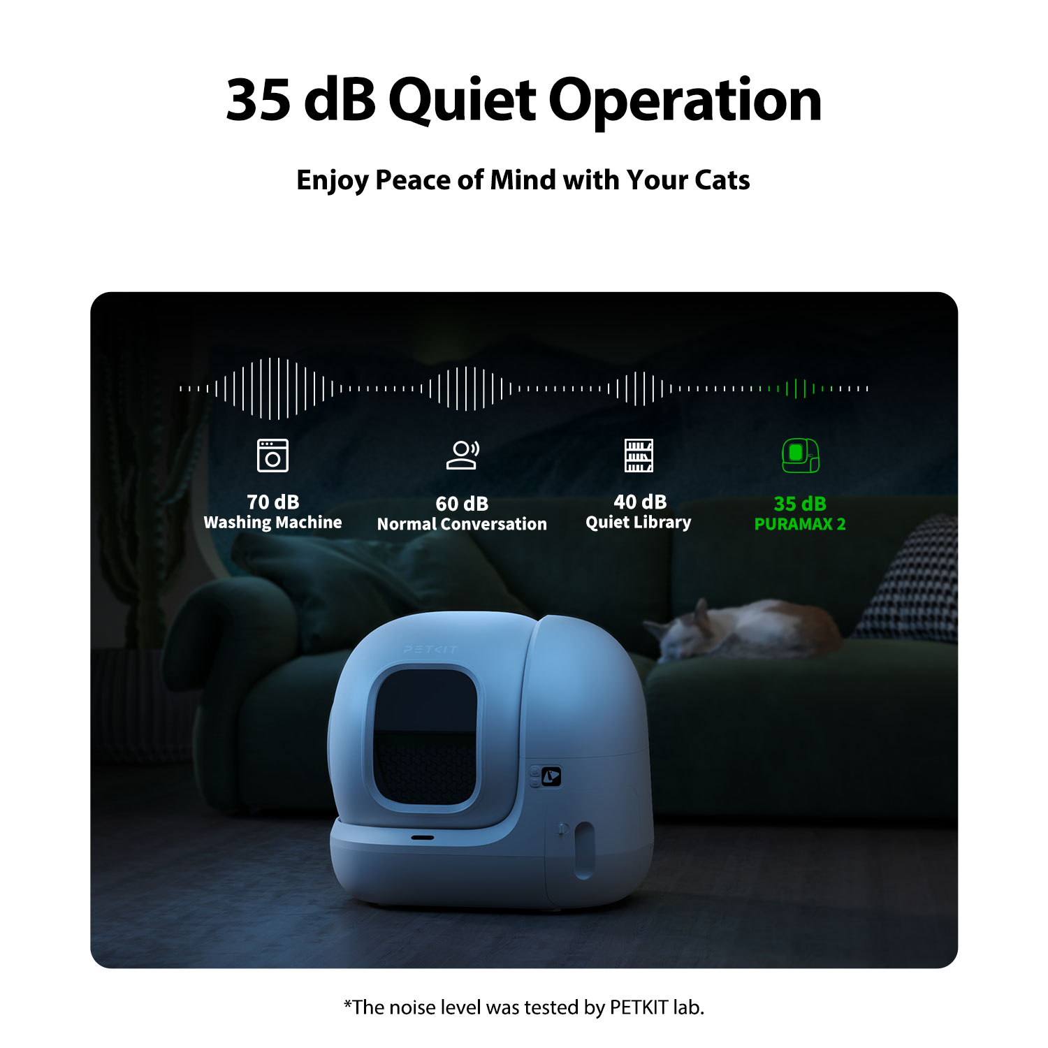 PETKIT | Automatic Cat Litter Box | Pura MAX 2 | 480 x 480 x 520 cm | White - Image 9