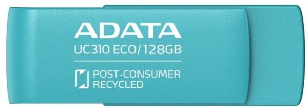 ADATA | USB Flash Drive | UC310 ECO | 128 GB | USB 3.2 Gen1 | Green